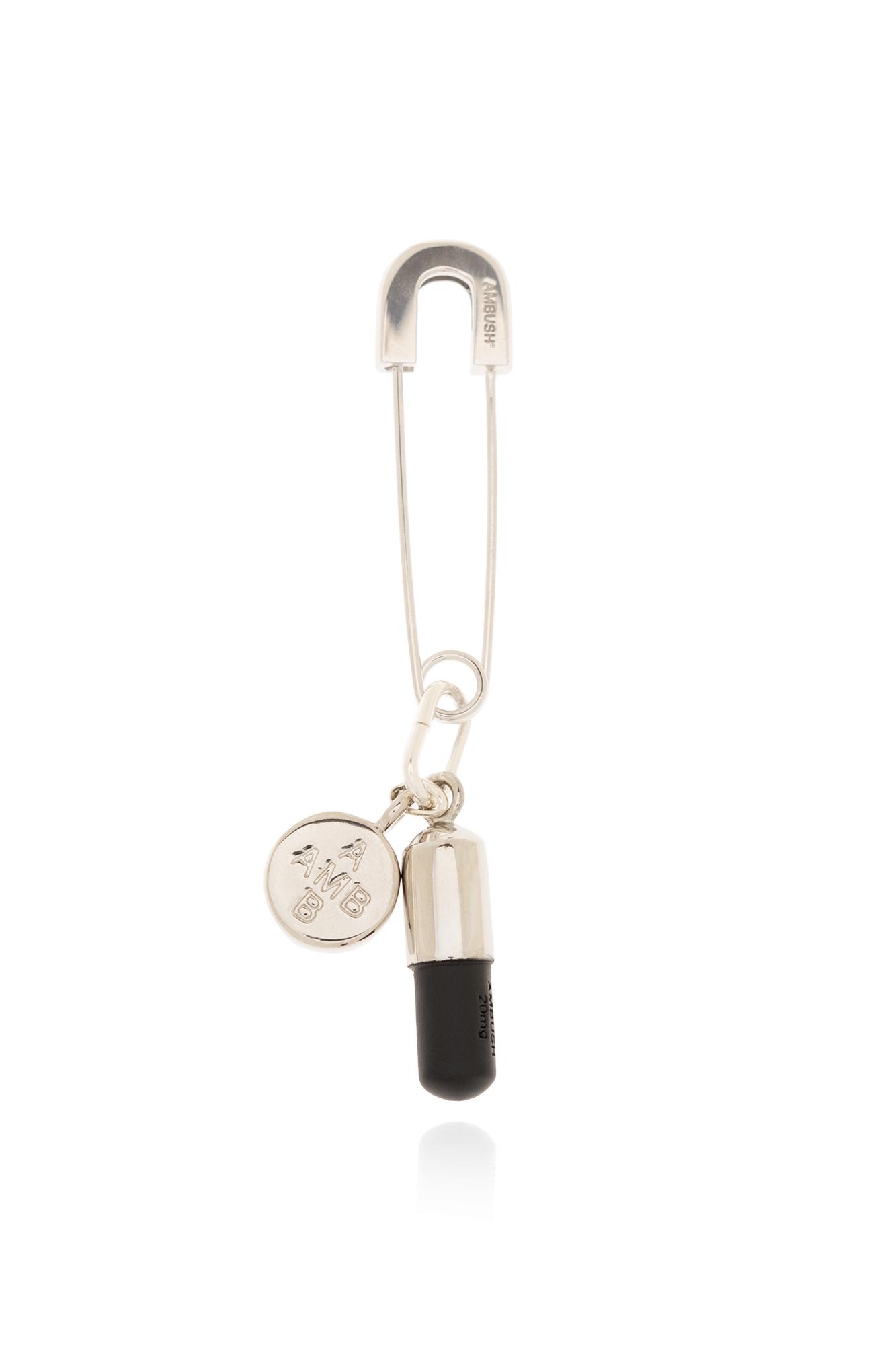【AMBUSH】VARSITY SHIELD CHARM EARRING 2色展開 Silver Gold 16875727_33909146_600.jpg